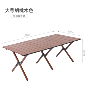 Tavoline per kamping ne permasat 120 cm x 60 cm Nr 269