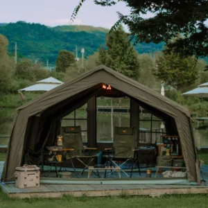 Coody Family AirTent 17.2 m² – Tendë familjare me fryrje për kamping