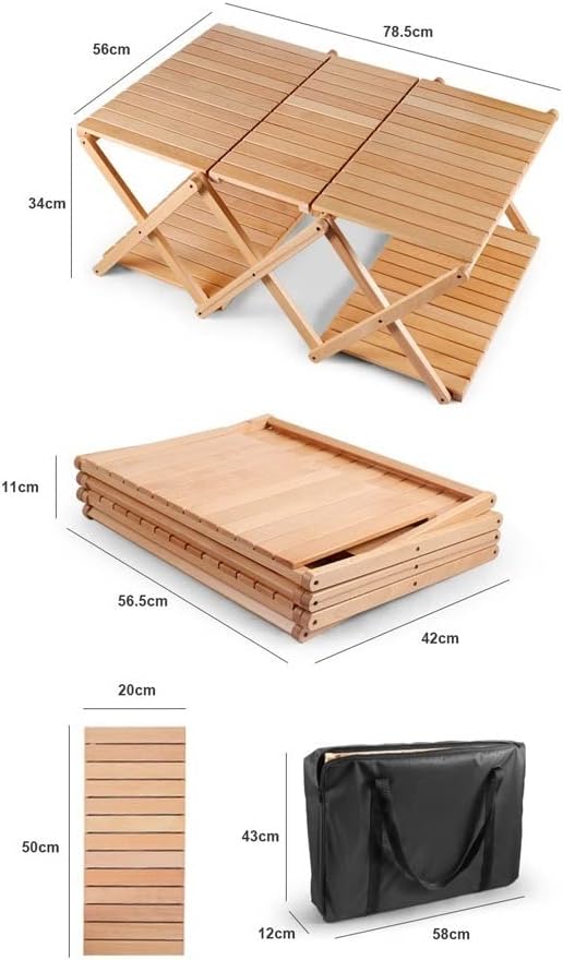 512w9Fmj-UL._AC_SL1000_ Tavolinë Kampingu e Palosshme prej Bambu CHANODUG FX-9166-1