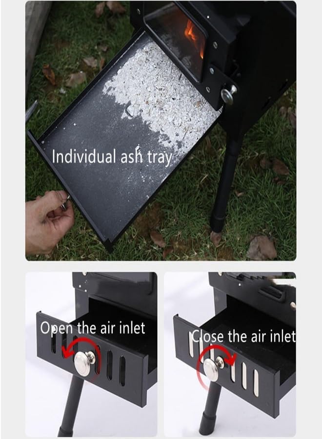 610H5qNkfcL._AC_ Sobe me dru materjal inoks per kamping FX-9392 67*46*347cm