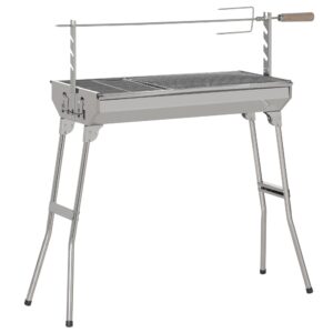 Zgare me qymyr barbikju- BBQ Grill portativ për kamping