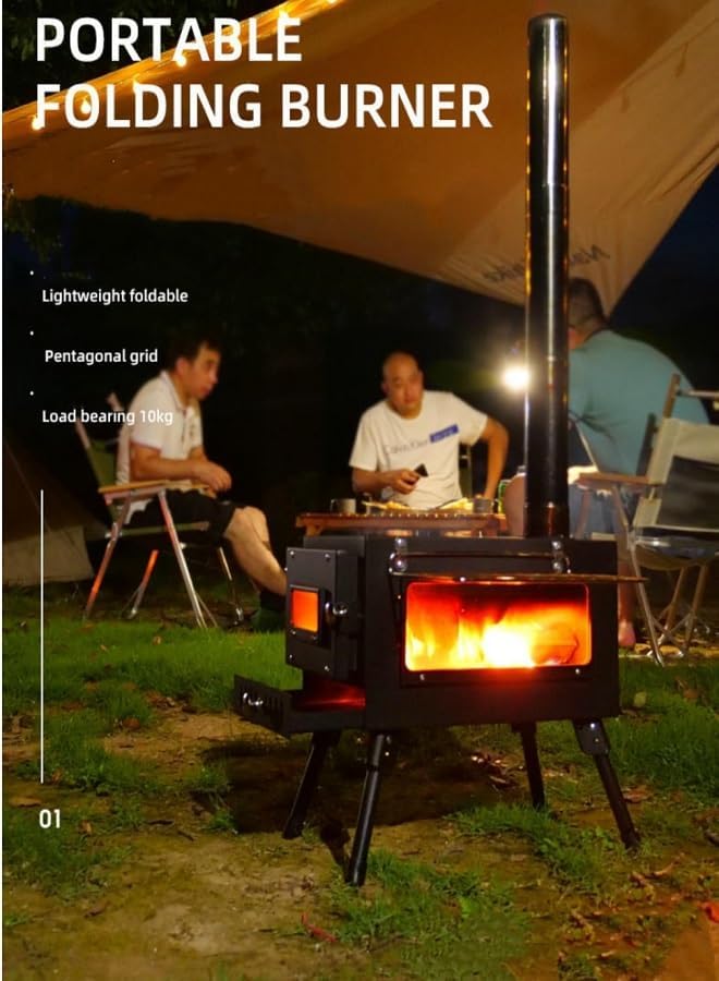 61HFZcdO0ZL._AC_ Sobe me dru materjal inoks per kamping FX-9392 67*46*347cm