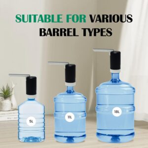 Pompe Uji qe vendoset siper bidoneve/ Dispenser Elektrik Uji USB – 3 Nivele Pompimi