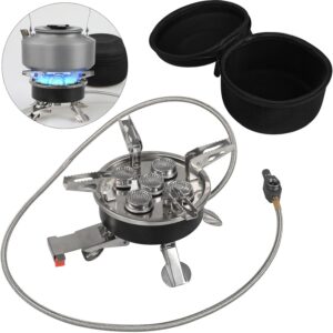 Furnelë Gazi Portative 5 Djegësa – Outdoor Camping Stove