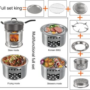 Furrë/Sobë/Zare Multi-Funksionale për Kamping – Modeli FX-9071