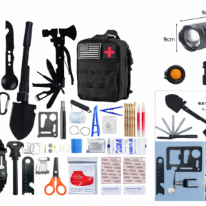 Kuti emergjence-Outdoor Survival Tool Kit / Set Multifunskional Kampingu & Emergjence – Model FX-9338