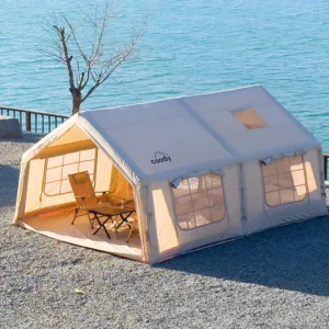 Coody Family AirTent 17.2 m² – Tendë familjare me fryrje për kamping