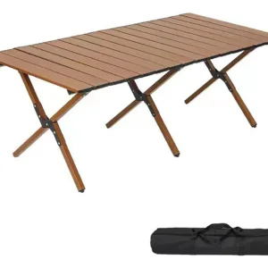Tavolinë Kampingu e Palosshme Alumini 120 × 60 cm