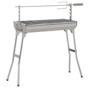 Zgare me qymyr barbikju- BBQ Grill portativ për kamping