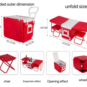 Termues tavoline bashke me 2 stola per kamping FX-8447-21