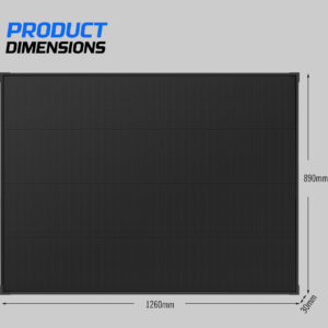 Panel diellor portativ ATEM POWER 200W 12V