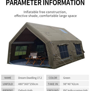 Tendë familjare me fryrje Chanodug 4.8×3.6 m – Kamping & Outdoor