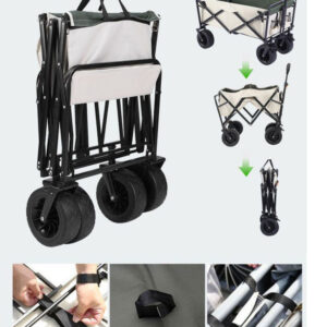 Karroce per kamping e paloseshme Folding Outdoor Camping Cart with Table Board – Model FX-9762