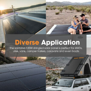 SAN HIMA 120W Shingled Solar Panel