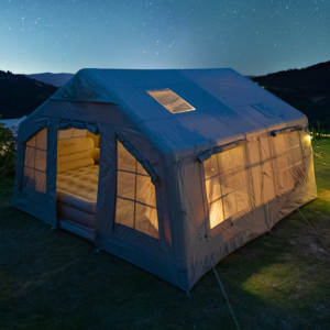 Tendë Kampingu Inflatable Familjare 17.2 m² – Chanodug FX-2138 (Beige)