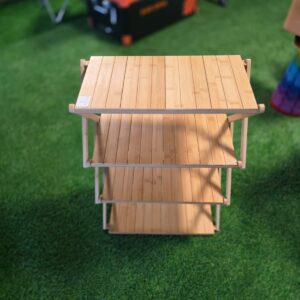 Raft Kampingu Portativ 4 Kate (Bamboo Style)