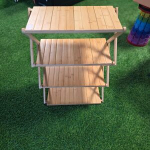 Raft Kampingu Portativ 4 Kate (Bamboo Style)