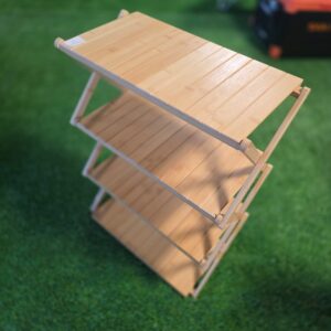 Raft Kampingu Portativ 4 Kate (Bamboo Style)