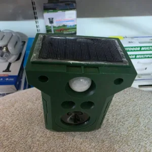 Pajisje Ultrasonike Solar për Largimin e Kafshëve (Animal Repellent)