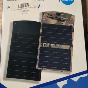 Panel Solar Folding Plate RS-12W me Power Bank të Integruar