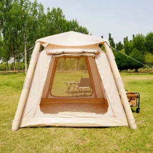 Tendë Kampingu Inflatable me Ajër – Ventilim në 4 Anë 220x220