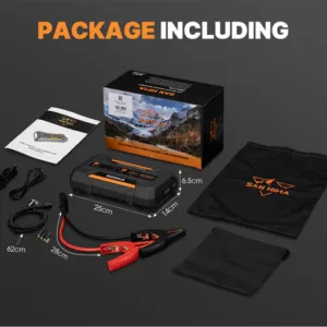 SAN HIMA Jump Starter Multifunksional SH2500JS – 2500A me Kompresor Ajri