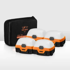 🔦 San Hima Ndricues Dual-LED Universal Lantern – Set 4 Copë (Model LW218-4)