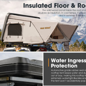San Hima HS03 Hard Shell Rooftop Tent/ Cader siper makines