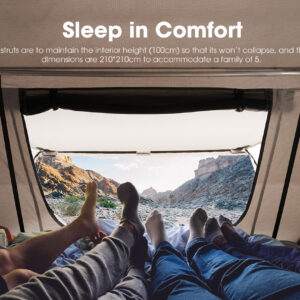 San Hima HS03 Hard Shell Rooftop Tent/ Cader siper makines