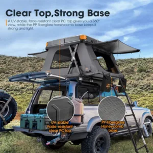 San Hima Rooftop Tent Electric Hard Shell Automatic Tende automatike elektrike– Model SH-RTT-E-A