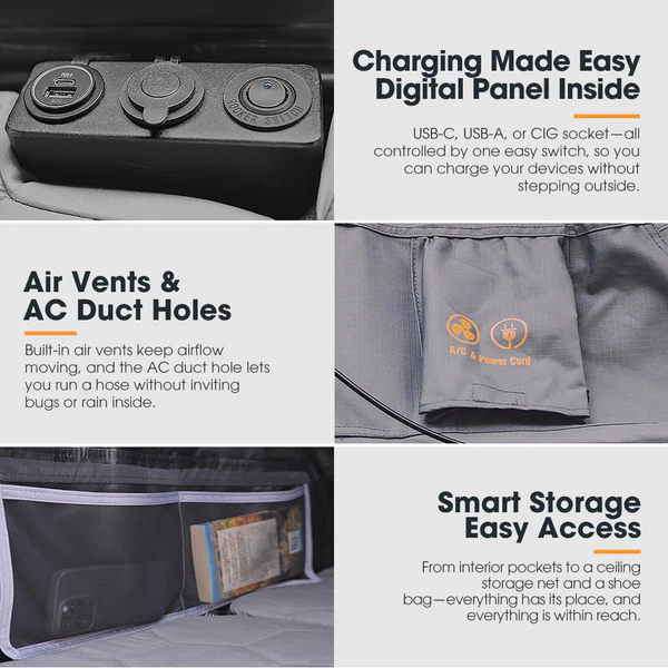 sh-rtt-e-a-sun-detial_08 San Hima Rooftop Tent Electric Hard Shell Automatic Tende automatike elektrike– Model SH-RTT-E-A