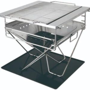 Zgare me qymyr barbikju/ Portable Stainless Steel BBQ Grill FX-9193