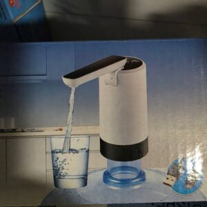 Pompe Uji qe vendoset siper bidoneve/ Dispenser Elektrik Uji USB – 3 Nivele Pompimi