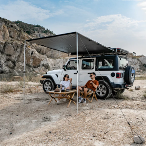 Wild Land Car awning L tende anesore per makine ne permasat  2.5Mx2.5M*2M