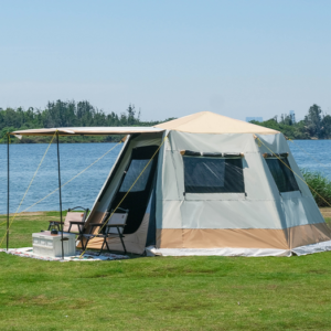 Tendë Automatike Kampingu Heksagonale FX-2105 – 2 Dhoma + 1 Sallon
