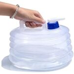 💧 Bidon Plastik i Palosshëm 5L me Rubinet (Camping Water Container)