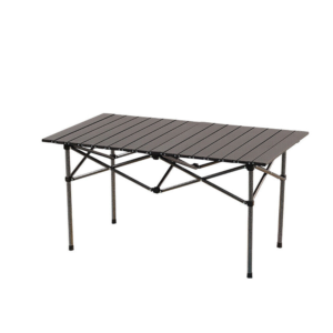 Tavolinë e Palosshme Metalike për Kamping – 140×70×70 cm