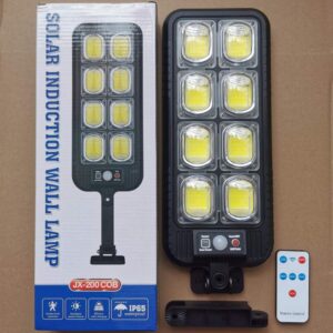Ndriçues LED Solar me Sensor Lëvizjeje dhe Telekomandë –  Jx-200 LED