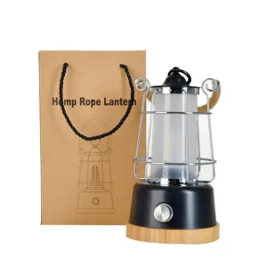 Fener Kampingu Wild Land Led Hemp Rope Lanterm JS-15