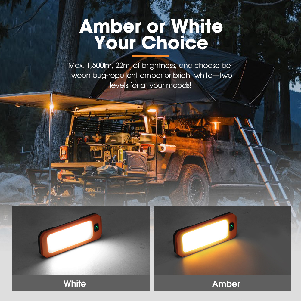 Ndriçues LED Kampingu San Hima 3-në-1 Ndriçues LED Kampingu San Hima 3-në-1 me Stativ, Magnet dhe Bateri 7000mAh