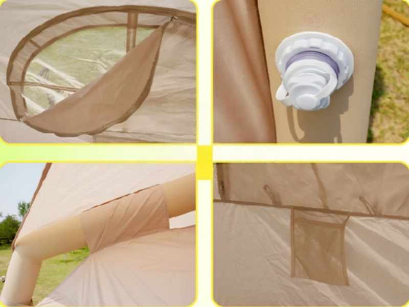 Tendë Kampingu Inflatable me Ajër – Ventilim në 4 Anë 220×220 thumbnail 2