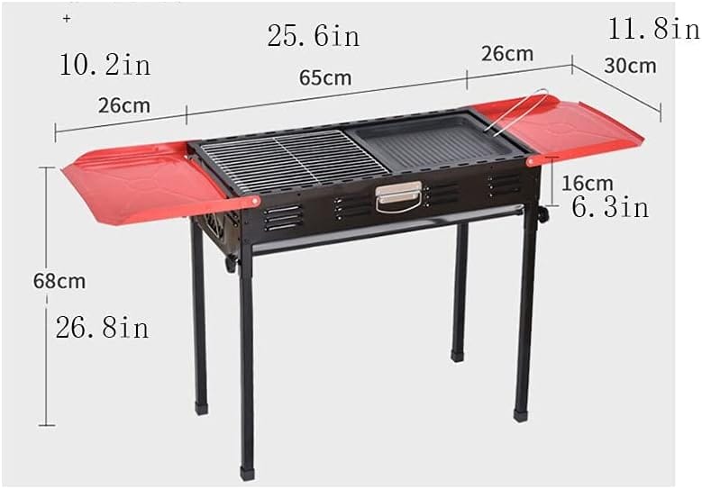 Zgare me qymyr barbikju – BBQ Grill Japanese Style Double Wing thumbnail 2
