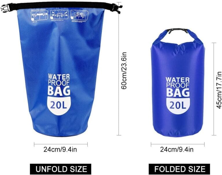 Waterproof Dry Bag 20L – Çantë Rezistente ndaj Ujit për Outdoor & Aventurë thumbnail 3