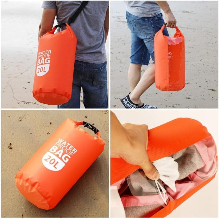 Waterproof Dry Bag 20L – Çantë Rezistente ndaj Ujit për Outdoor & Aventurë thumbnail 2