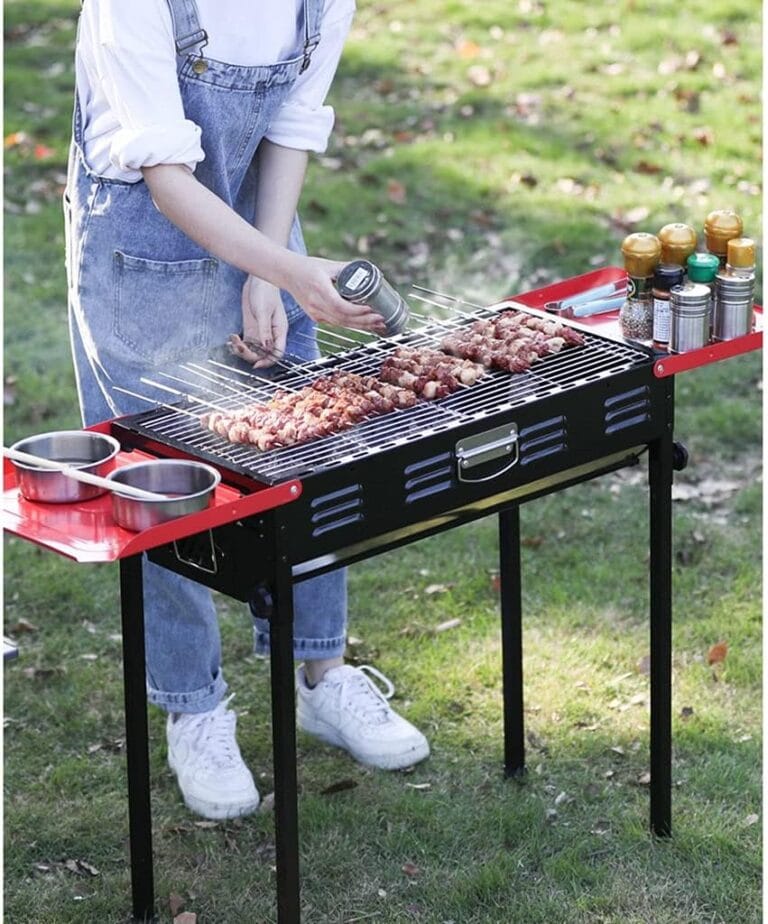 Zgare me qymyr barbikju – BBQ Grill Japanese Style Double Wing thumbnail 5