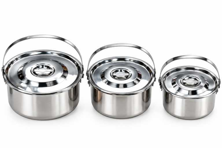 đČ Set Tenxheresh Inox â 3 CopĂ« (Large) Fx-8910-B