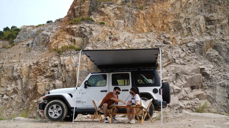 Wild Land Car awning L tende anesore per makine ne permasat 2.5Mx2.5M*2M thumbnail 6