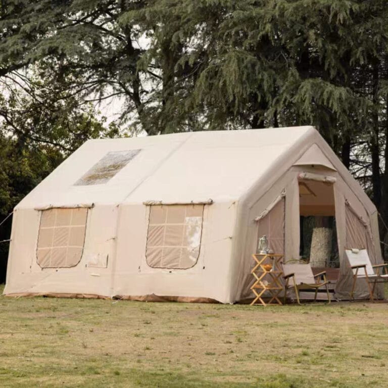 Tendë Kampingu Inflatable Familjare 17.2 m² – Chanodug FX-2138 (Beige) thumbnail 6