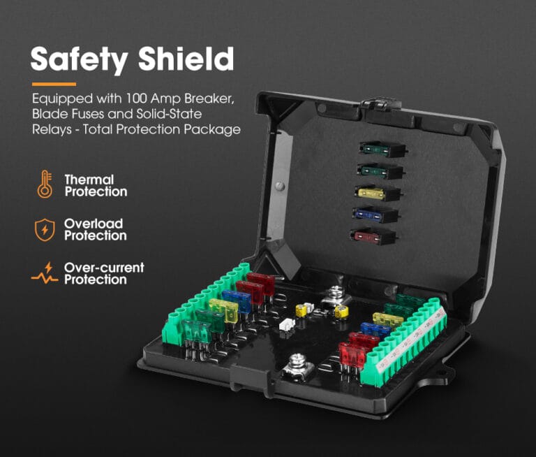 🔌 Panel Komandimi Elektrik SAN HIMA – 12 Switch Control System (Me Fuse Box & Relays) SH-1N12 thumbnail 2