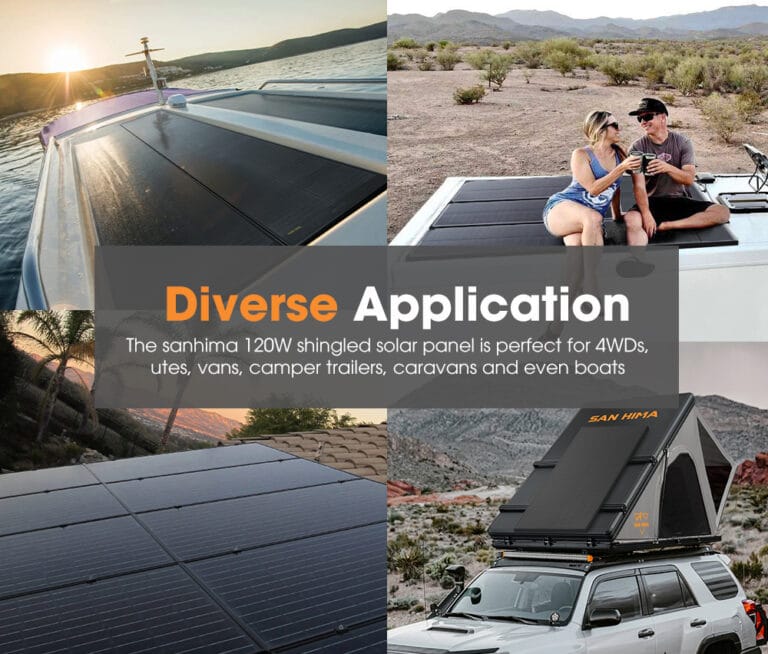 SAN HIMA 120W Shingled Solar Panel thumbnail 3